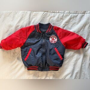 Vintage Boston Red Sox Puffer Jacket Reversible